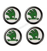 Nálepka Škoda zelená 59 mm NOVÉ