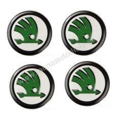Nálepka Škoda zelená 59 mm NOVÉ